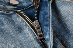 Letter Embroidery Jeans